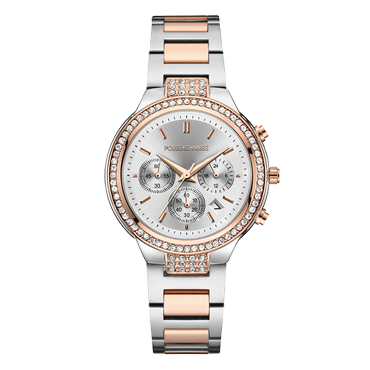 MONTRE POLOEXCHANGE FEMME M.FONCTION ACIER